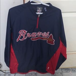 Atlanta Braves Vintage Windbreaker
